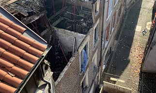 Bâtiment communal à sécuriser à Thiers (63)